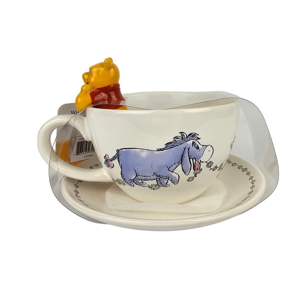 Disney Winnie the Pooh 3D Figure Teacup and Saucer Set